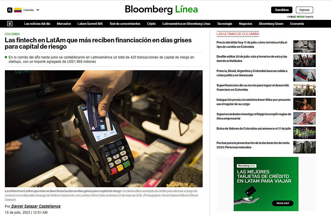 Las fintech en LatAm que ms reciben financiacin en das grises para capital de riesgo